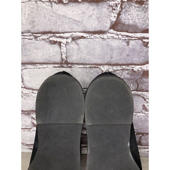 L.L. Bean Black Suede Genuine Leather Round Toe Casual Flats Women Sz 8M US/39EU - Picture 8 of 16